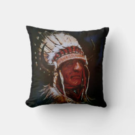"El Reno Chief" Throw Pillow Kissen