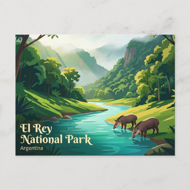El-Rey-Nationalpark Argentinien Postkarte (Vorderseite)
