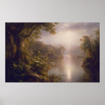 El Rio de Luz - Frederic Church Fine Art Poster