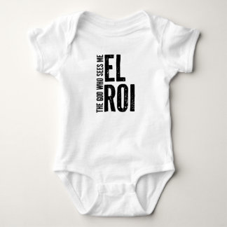 El Roi - Der Gott, der mich sieht - Bibelzitate Ge Baby Strampler