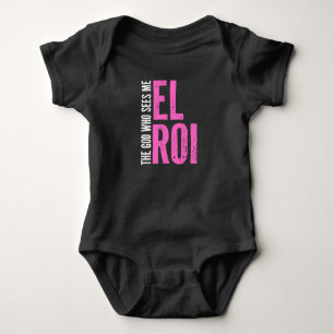 El Roi - Der Gott, der mich sieht - Cute Bold Vers Baby Strampler