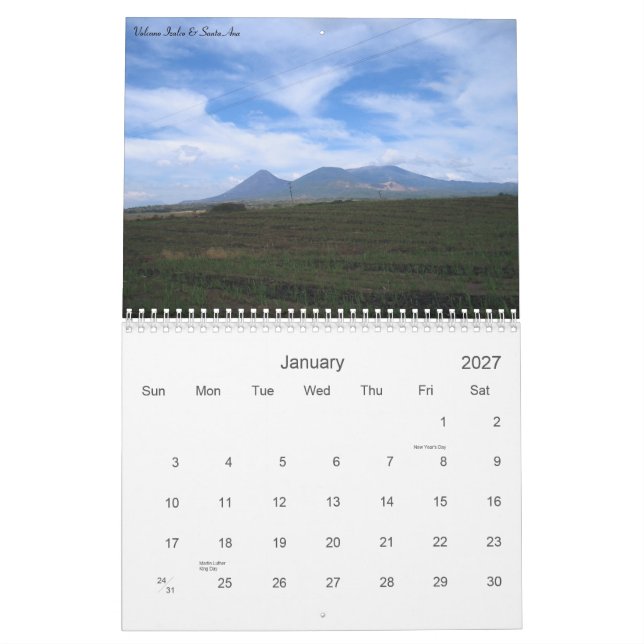 El Salvador 2013 Kalender (Jan 2027)