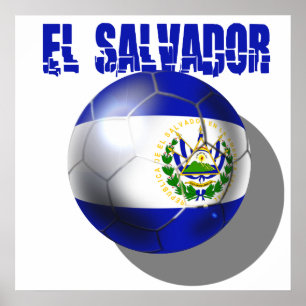 El salvador Cuscatlecos Weltmeisterschaft Fußball  Poster