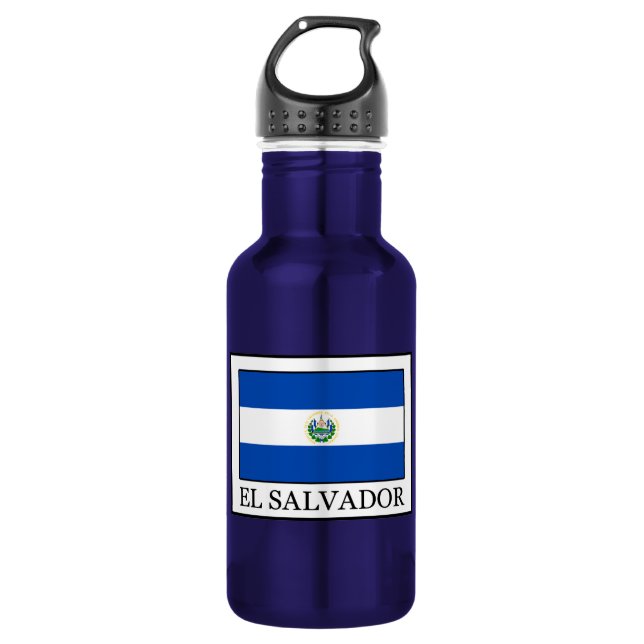 El Salvador Edelstahlflasche (Vorderseite)
