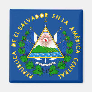 el salvador emblem magnet