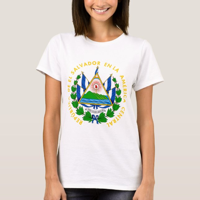 el salvador Emblem T-Shirt (Vorderseite)
