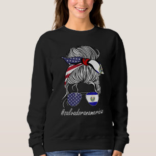 El Salvador - Erbe Amerikanische Kultur Girl Sal Sweatshirt
