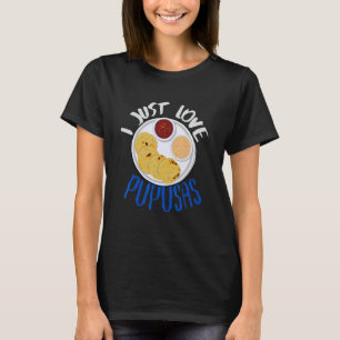 El Salvador Essen Ich Liebe Pupusas El Salvador F T-Shirt