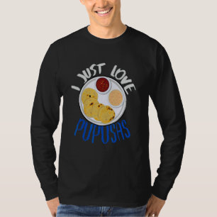 El Salvador Essen Ich Liebe Pupusas El Salvador F T-Shirt