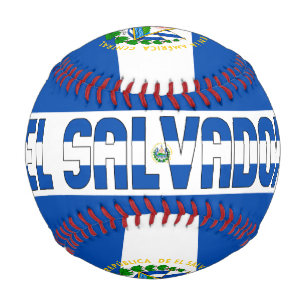 El Salvador - Fahne und Wappen - Patriotik Baseball