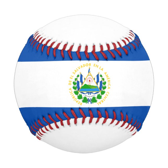 El Salvador flag Baseball (Vorderseite)