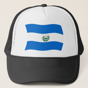 El Salvador Flag Hat Truckerkappe