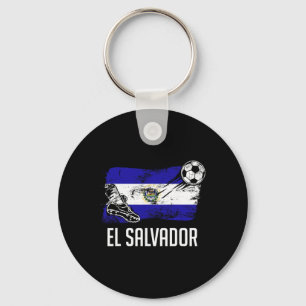 El Salvador Flag Jersey salvadorianische Fußballma Schlüsselanhänger