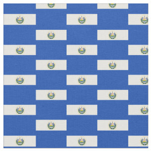 El Salvador Flag & Salvador Trendy Fabric /mode Stoff
