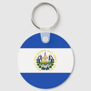 El Salvador Flag Schlüsselanhänger
