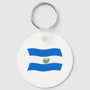 El Salvador Flag Schlüsselanhänger