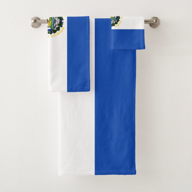 El Salvador Flagge Badhandtuch Set (Insitu)
