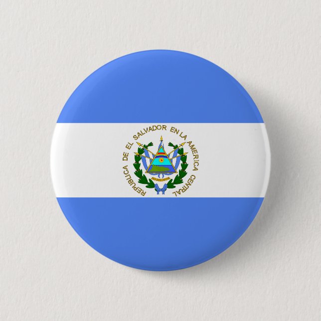 El Salvador Flagge Button (Vorderseite)