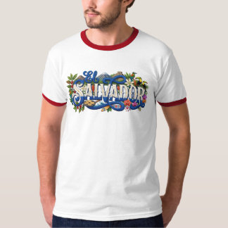 El Salvador-Flagge, Erbe, Kultur und Tradition T-Shirt