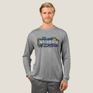 El Salvador-Flagge, Erbe, Kultur und Tradition Tri-Blend Shirt