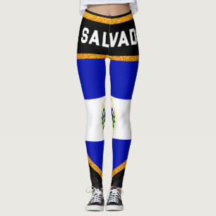 El Salvador Flagge Leggings