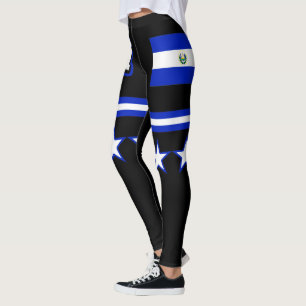 El Salvador Flagge Leggings
