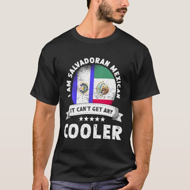 El Salvador Flagge Mexiko Erwachsener Patriot Coun T-Shirt (Vorderseite)