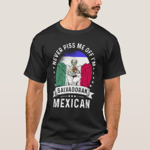 El Salvador Flagge Mexiko Spaß wachsen Bürger Prid T-Shirt