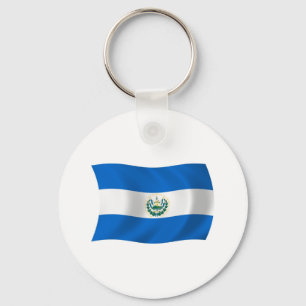 El-Salvador-Flagge Schlüsselanhänger