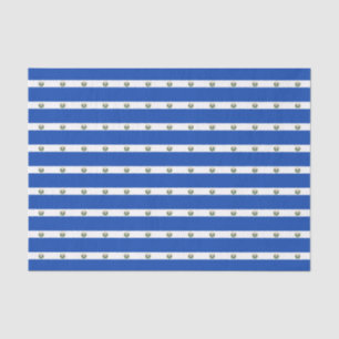 El Salvador Flagge Seidenpapier