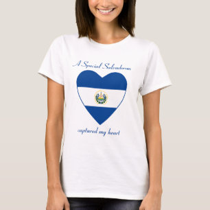 El Salvador Flaggen-Schatz-T - Shirt