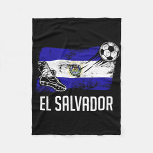 El Salvador Flaggen-Trikot salvadorianische Fußbal Fleecedecke