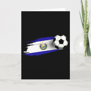 El Salvador Flaggen-Trikot salvadorianische Fußbal Karte