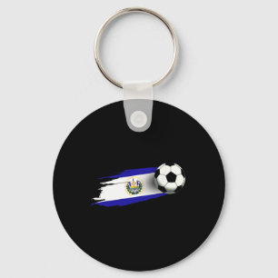 El Salvador Flaggen-Trikot salvadorianische Fußbal Schlüsselanhänger