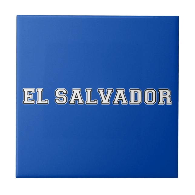 El Salvador Fliese (Vorderseite)