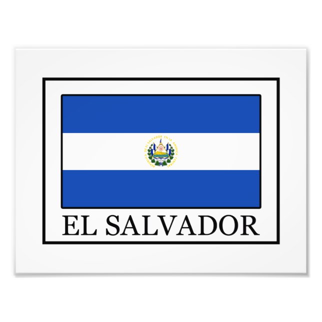 El Salvador Fotodruck (Vorne)
