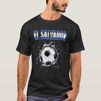El Salvador Fußballfans salvadorianischer Fußball T-Shirt