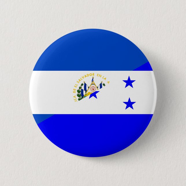 el salvador honduras halbe flagge landessymbol button (Vorderseite)
