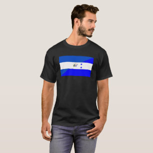 El Salvador Honduras halbes Flaggen-Landsymbol T-Shirt