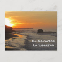 El Salvador, La Libertad, El Sunzal Sonnenaufgang