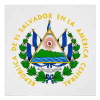 El Salvador Landeswappen Symbol Emblem Flagge