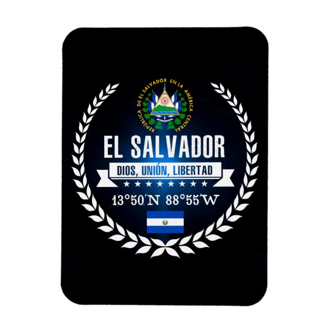 El Salvador Magnet (Vertikal)