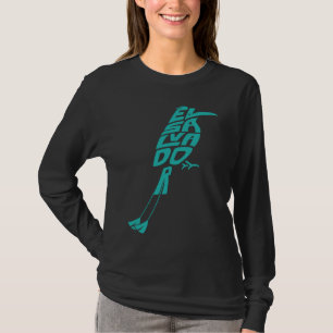 El-Salvador-Motmot-Vogel-Wort Tier T-Shirt