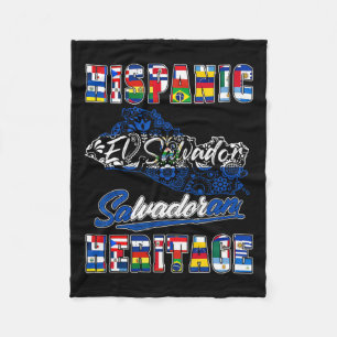 El Salvador National Hispanic Heritage Monte Brè Fleecedecke