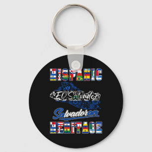 El Salvador National Hispanic Heritage Monte Brè Schlüsselanhänger