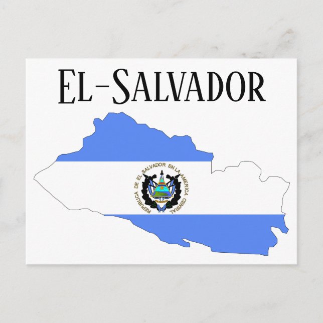 El-Salvador Postkarte (Vorderseite)
