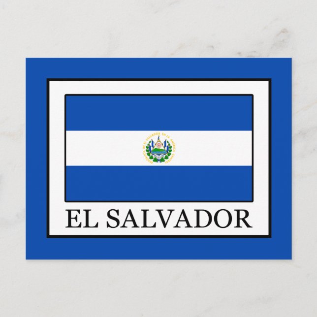 El Salvador Postkarte (Vorderseite)