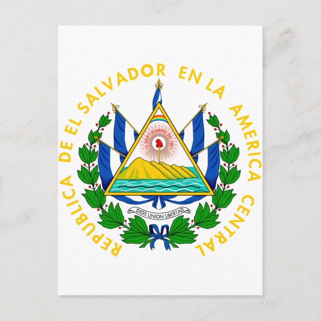 El Salvador Postkarte (Vorderseite)