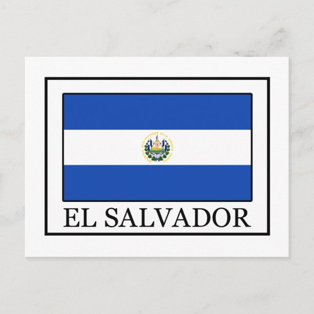El Salvador Postkarte (Vorderseite)