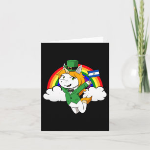 El Salvador Proud Salvadoran Flag St. Patricks Day Karte